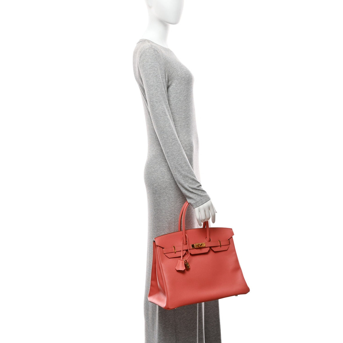 Epsom Birkin 35 Flamingo product image 2, provided for visual reference and product detail review