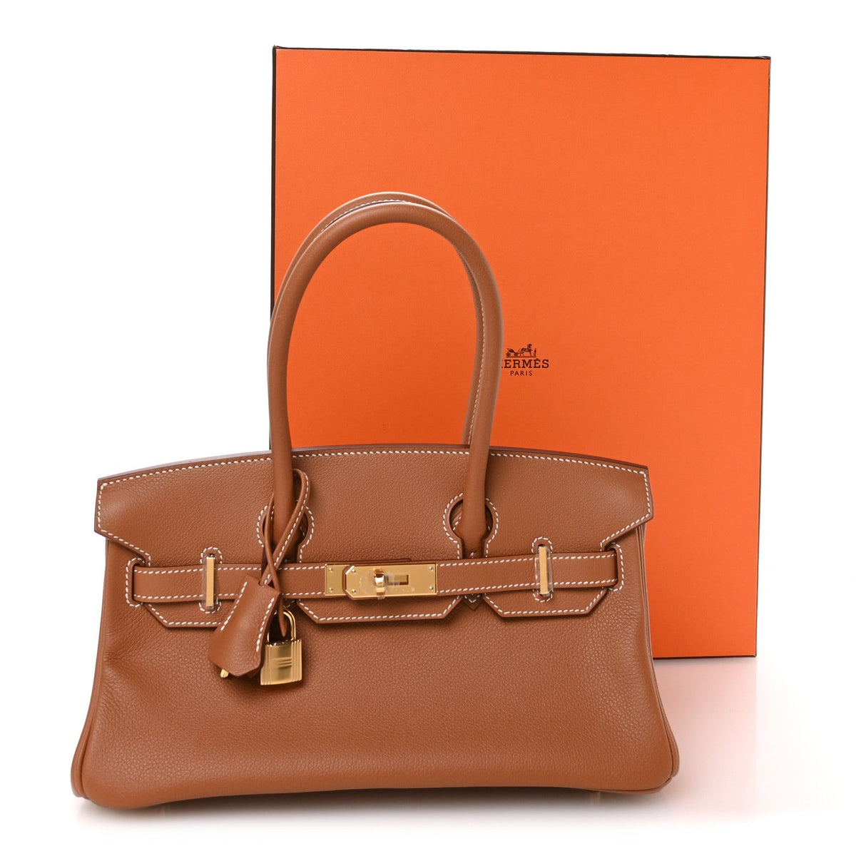 Evercolor Shoulder Birkin Light 29 Gold product image 11, provided for visual reference and product detail review