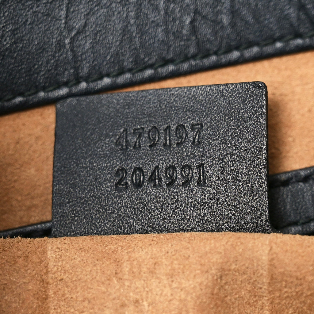 GG Supreme Monogram Medium Padlock Tote Black product image 13, provided for visual reference and product detail review