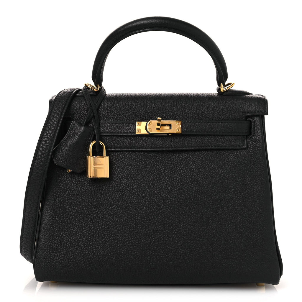 Togo Kelly Retourne 25 Black product image 1, provided for visual reference and product detail review