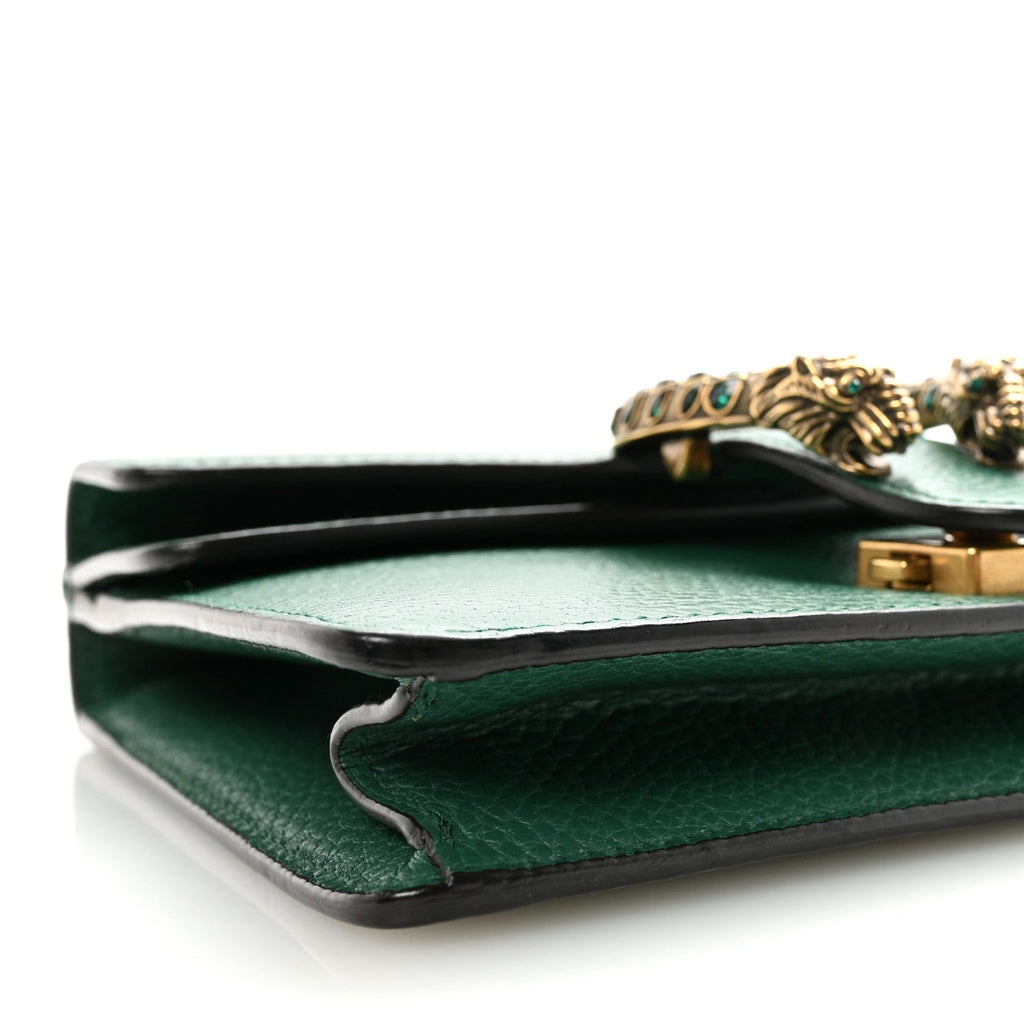 Calfskin Mini Dionysus Shoulder Bag Emerald product image 10, provided for visual reference and product detail review