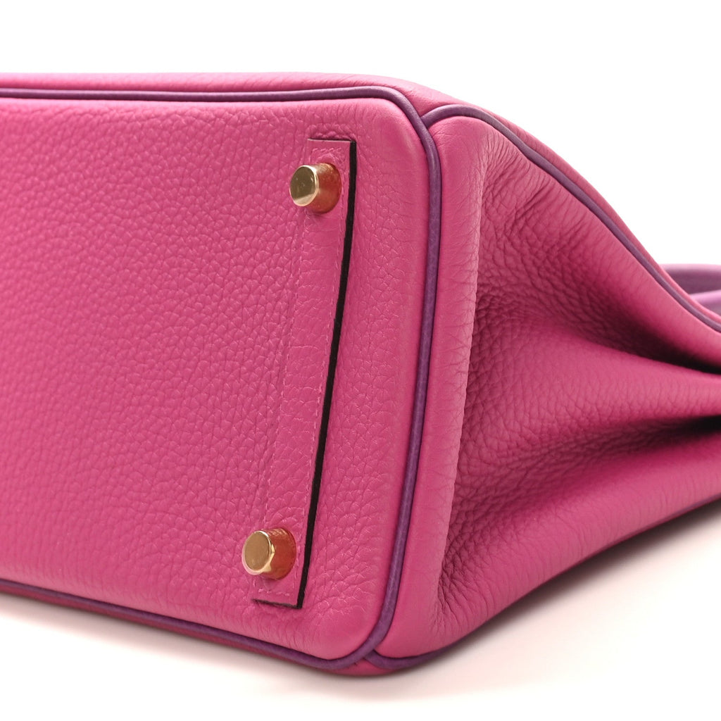 Togo Horseshoe Birkin 25 Rose Pourpre Cassis product image 10, provided for visual reference and product detail review