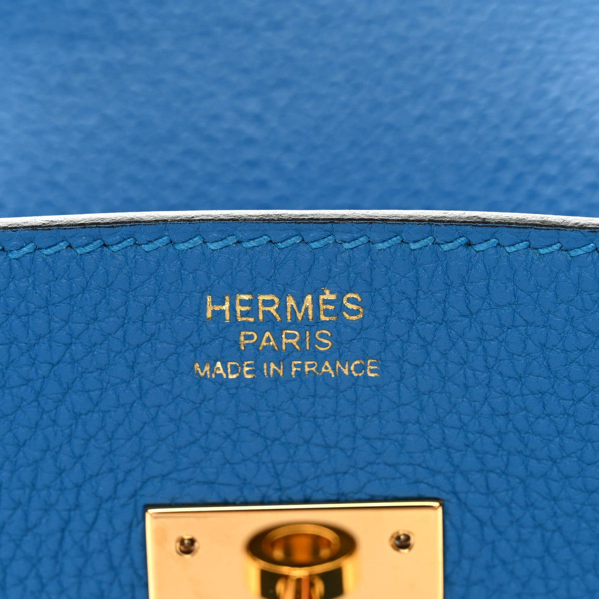 Togo Birkin 30 Bleu Zanzibar product image 6, provided for visual reference and product detail review