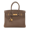 Togo Birkin 30 Etoupe product image 1, provided for visual reference and product detail review