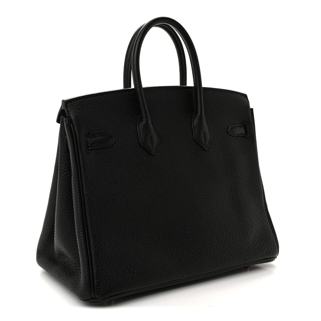 Togo Birkin 25 Black product image 3, provided for visual reference and product detail review