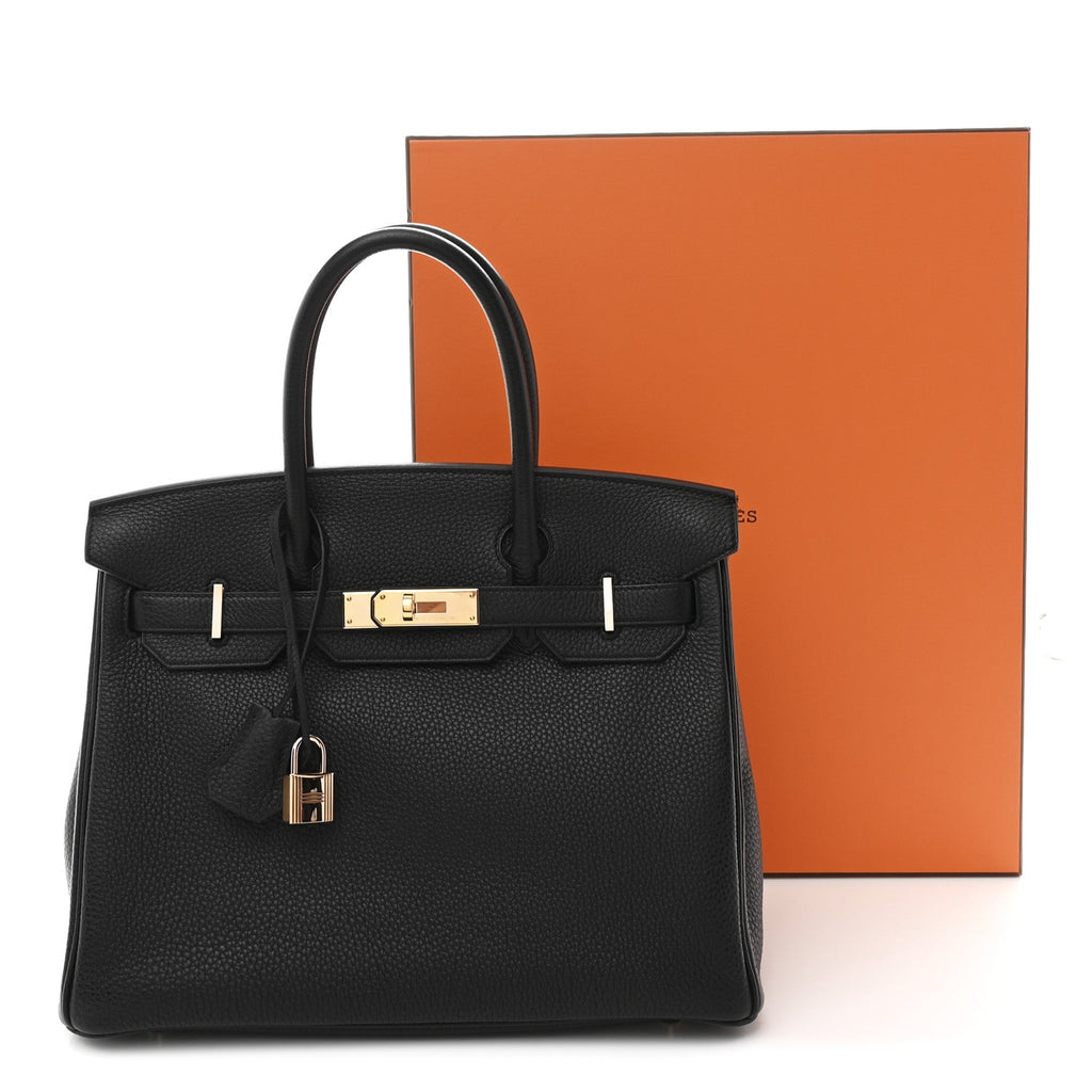 Togo Birkin 30 Black product image 11, provided for visual reference and product detail review