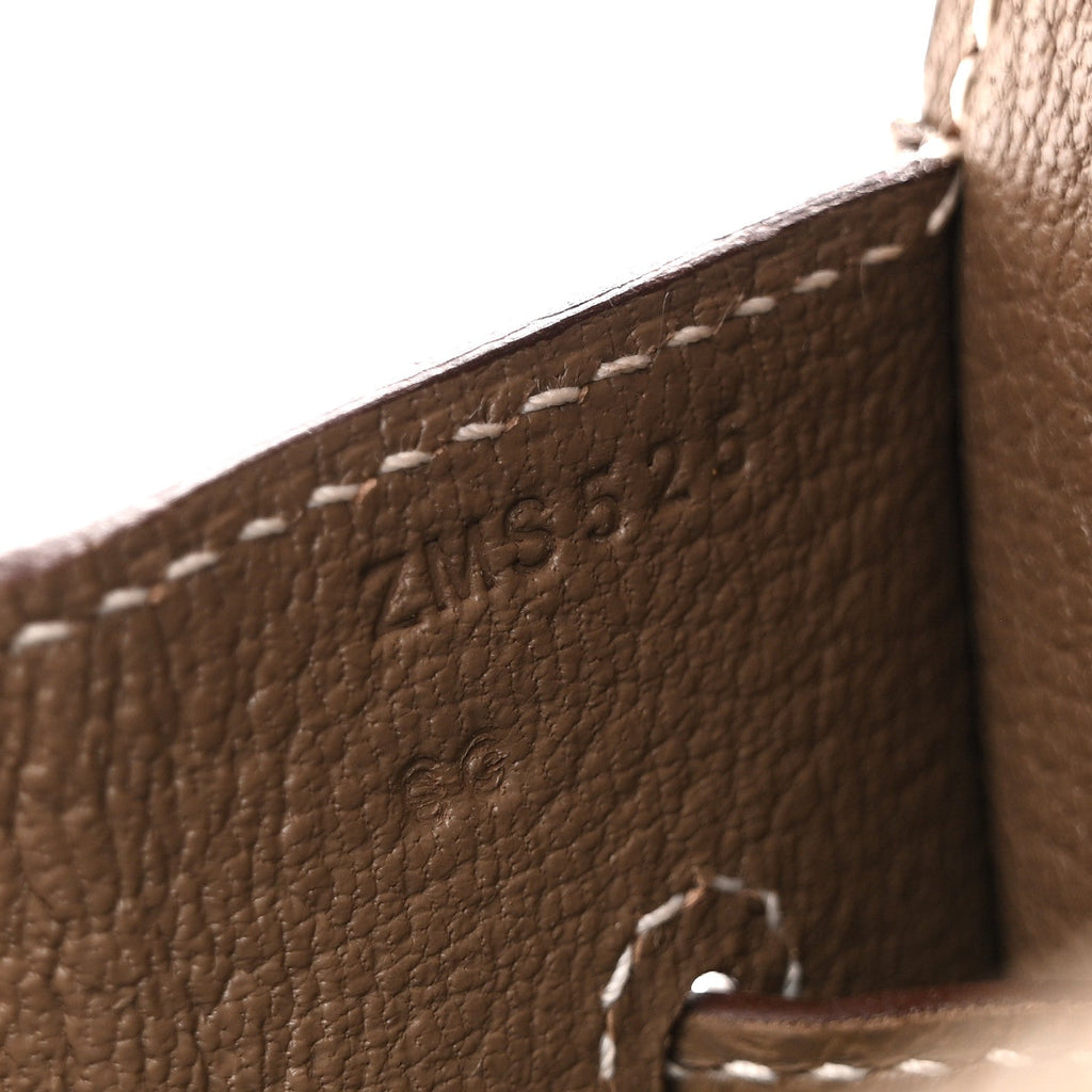 Epsom Birkin Sellier 30 Etoupe product image 7, provided for visual reference and product detail review