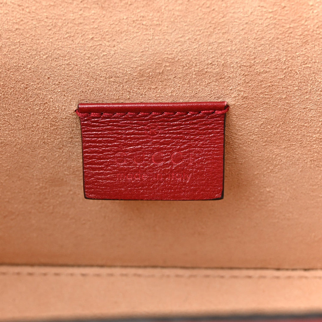 Azalea Calfskin Small Padlock Bamboo Shoulder Bag Romantic Cerise product image 6, provided for visual reference and product