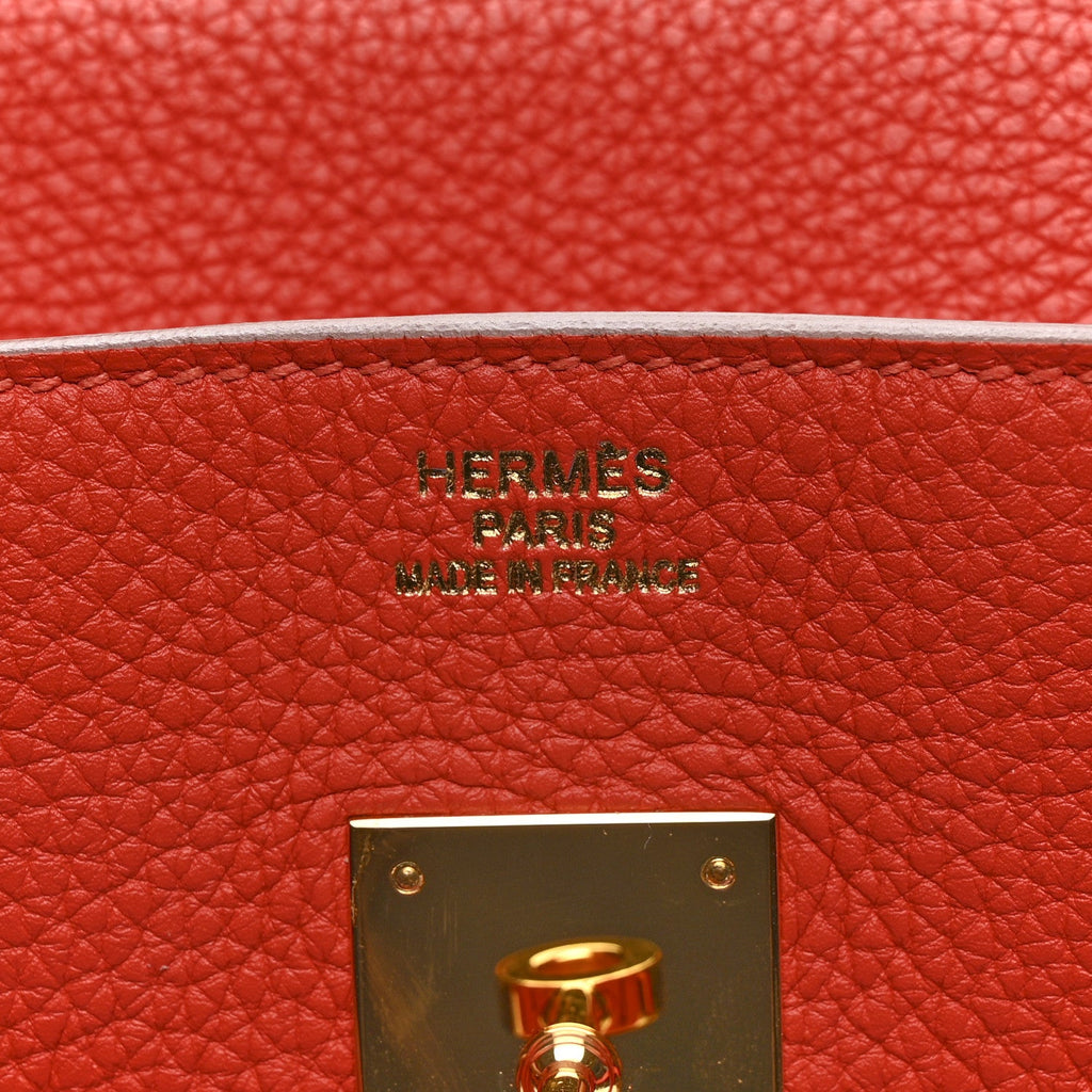 Togo Birkin 35 Capucine product image 6, provided for visual reference and product detail review