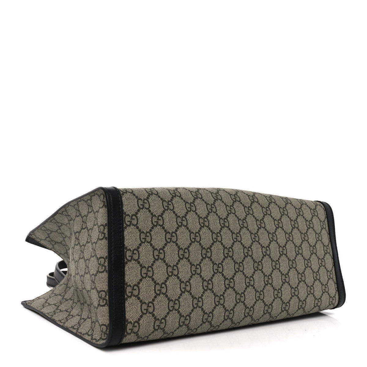 GG Supreme Monogram Medium Padlock Tote Black product image 4, provided for visual reference and product detail review