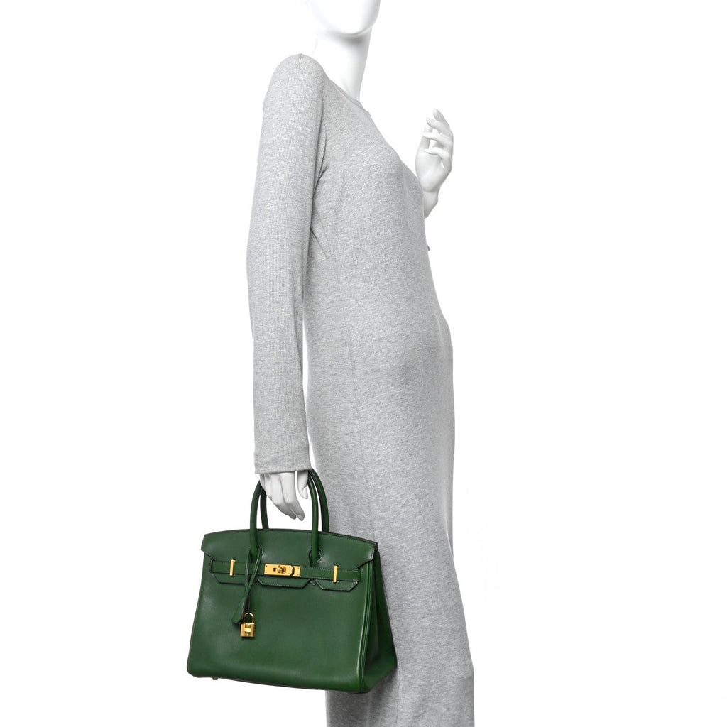 Evercolor Birkin 30 Vert Bengale product image 2, provided for visual reference and product detail review