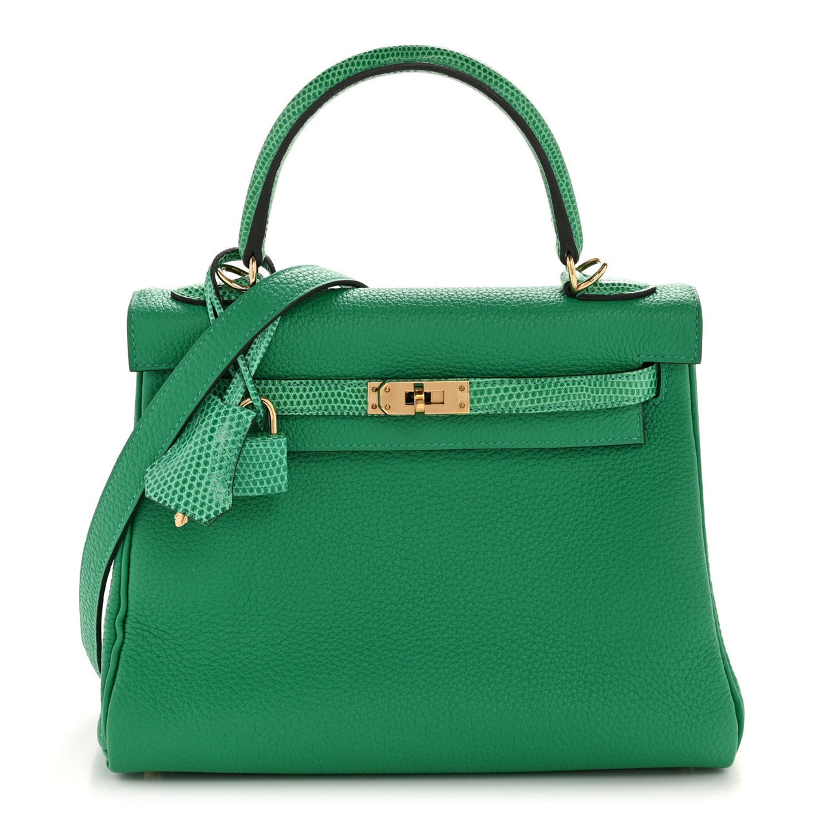 Togo Lizard Kelly Retourne Touch 25 Menthe product image 1, provided for visual reference and product detail review