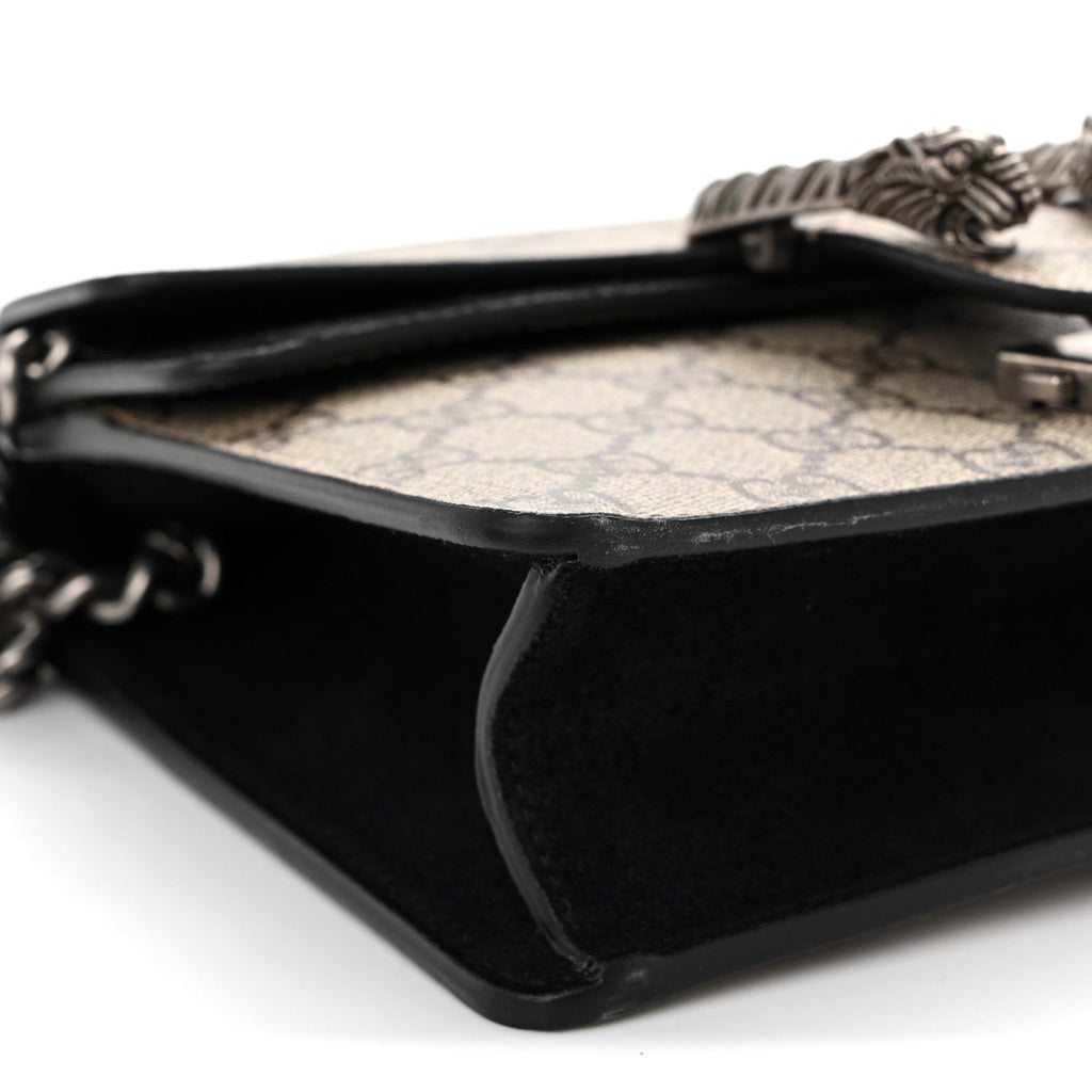 GG Supreme Monogram Mini Dionysus Shoulder Bag Black product image 9, provided for visual reference and product detail review