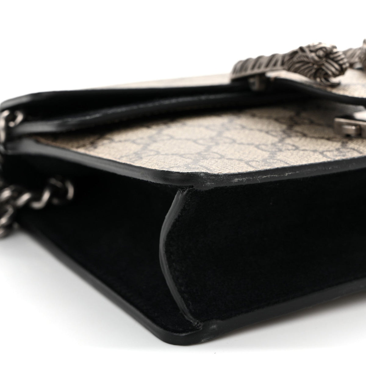 GG Supreme Monogram Mini Dionysus Shoulder Bag Black product image 9, provided for visual reference and product detail review