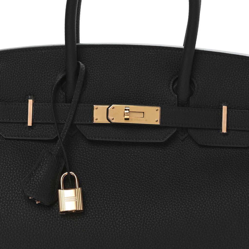 Togo Birkin 30 Black product image 8, provided for visual reference and product detail review