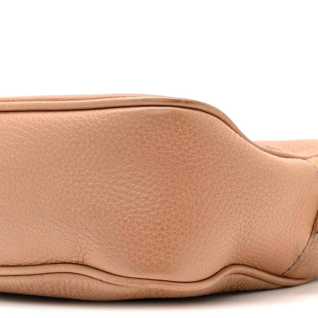 Pebbled Calfskin Small Soho Disco Bag Camelia product image 10, provided for visual reference and product detail review