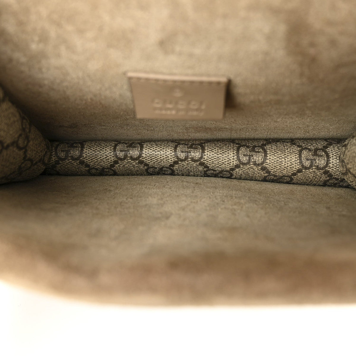 GG Supreme Monogram Mini Dionysus Shoulder Bag Taupe product image 5, provided for visual reference and product detail review
