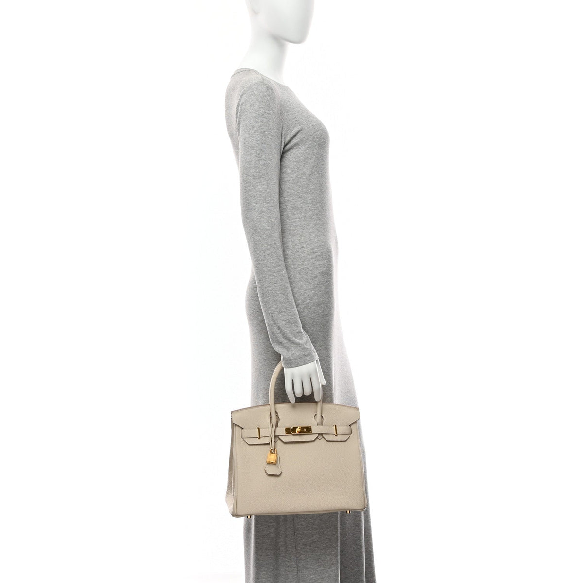 Togo Birkin 30 Craie product image 2, provided for visual reference and product detail review