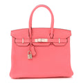 Togo Birkin 30 Rose Azalee product image 1, provided for visual reference and product detail review