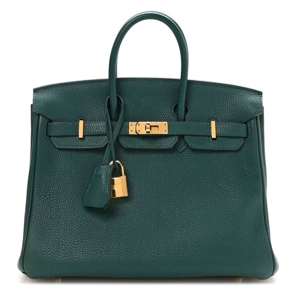 Togo Birkin 25 Malachite product image 1, provided for visual reference and product detail review