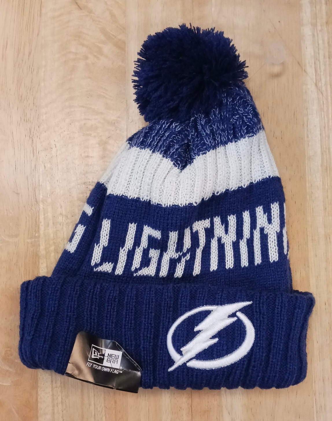 Tampa Bay Lightning NHL New Era winter Hat with Pom product image 1