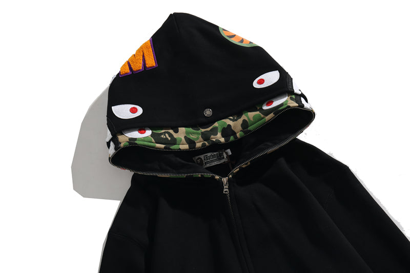Bathing Ape Hoodie Camouflage Cardigan Men and Women Sweater Hoodie Coat product image 30, provided for visual reference and