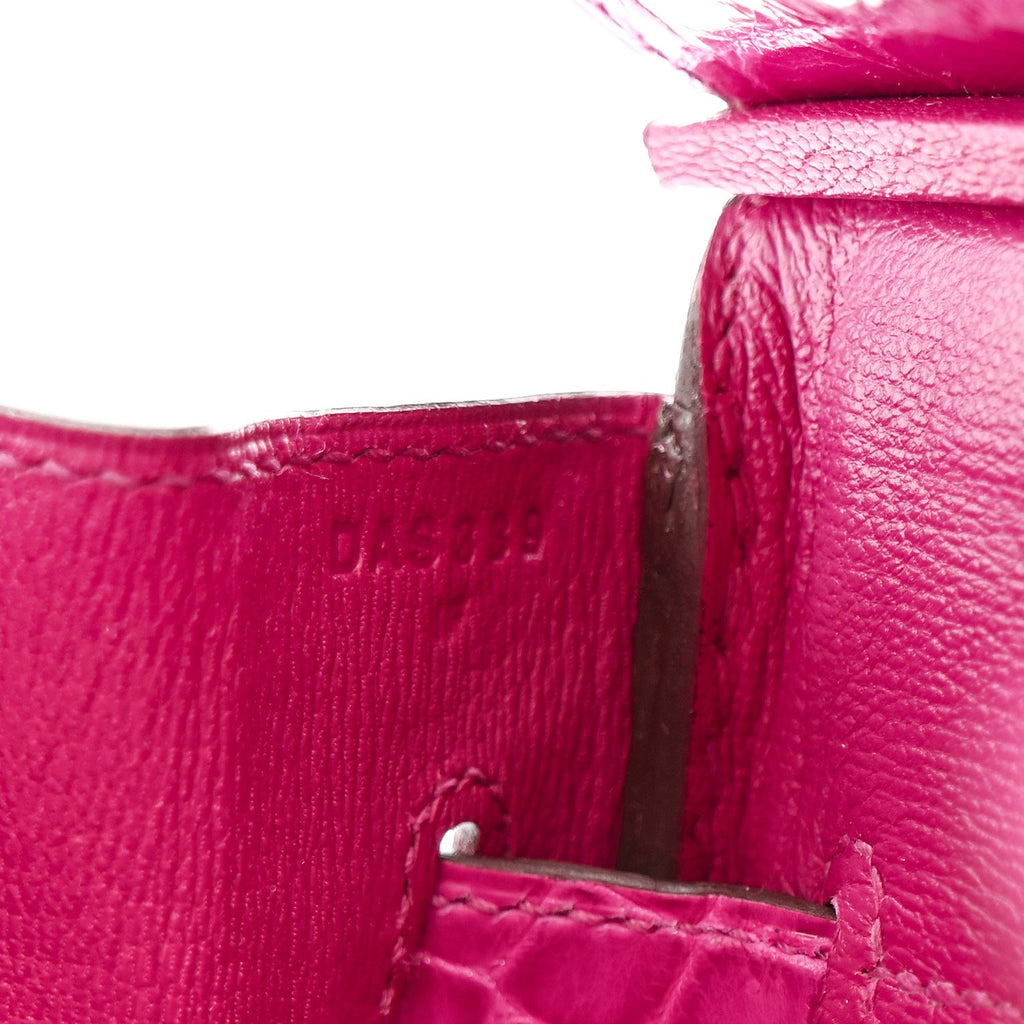Shiny Niloticus Crocodile Birkin 30 Rose Scheherazade product image 7, provided for visual reference and product detail