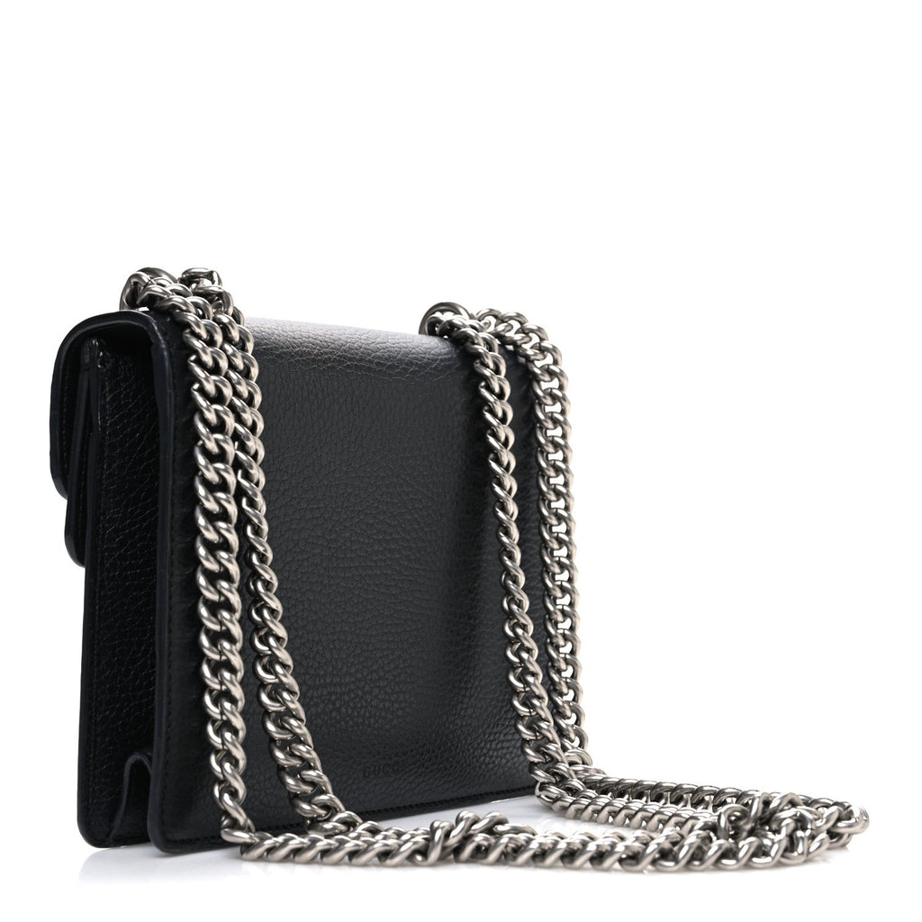 Calfskin Mini Dionysus Shoulder Bag Black product image 3, provided for visual reference and product detail review
