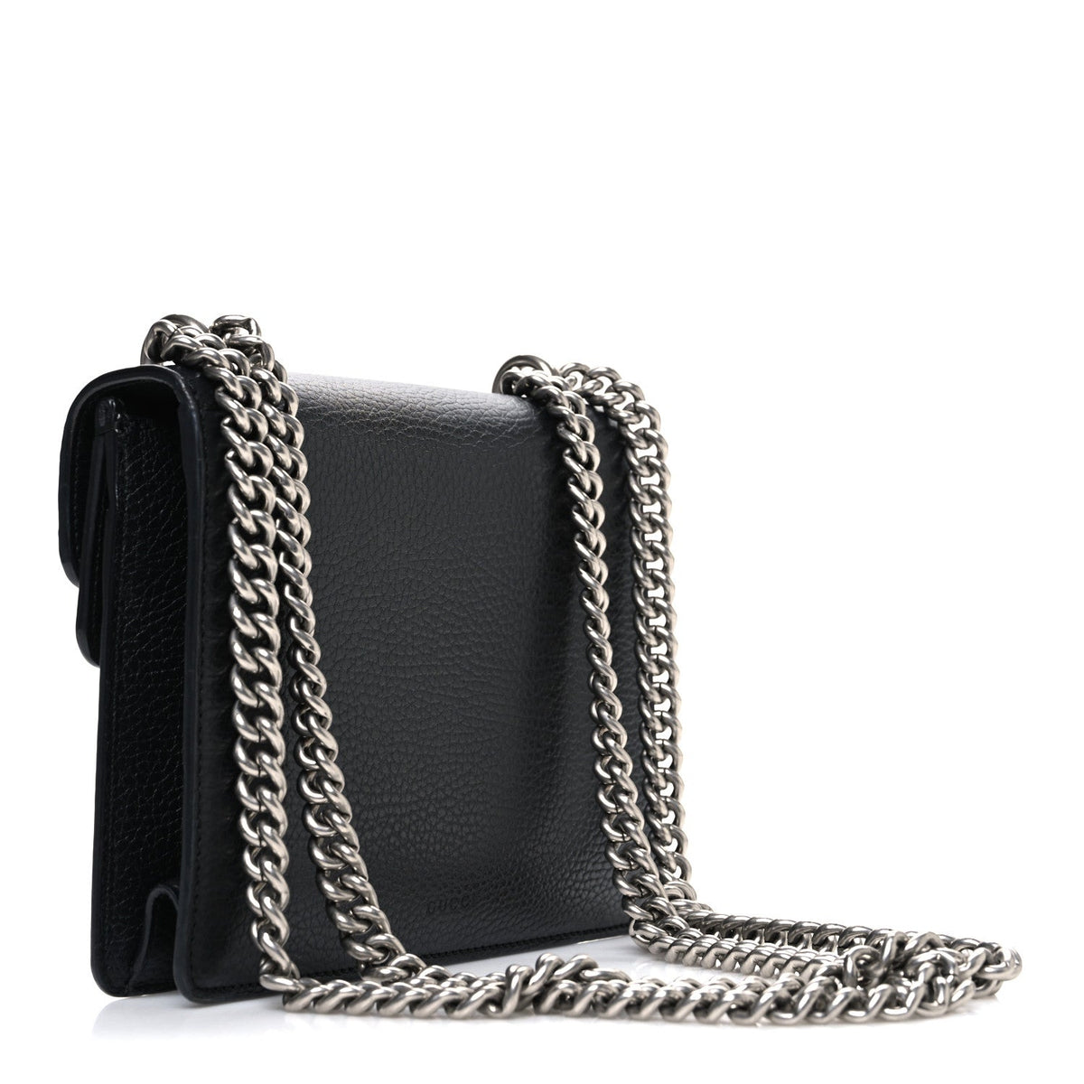 Calfskin Mini Dionysus Shoulder Bag Black product image 3, provided for visual reference and product detail review