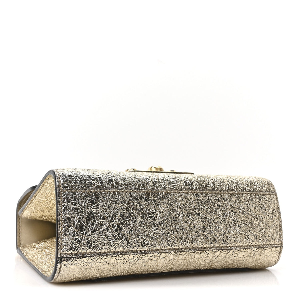 Galassia Small Padlock Shoulder Bag Platino product image 4, provided for visual reference and product detail review