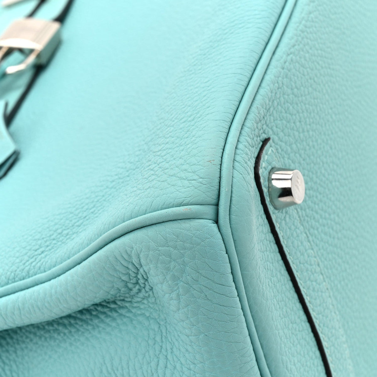Togo BIRKIN 30 Bleu Atoll product image 15, provided for visual reference and product detail review