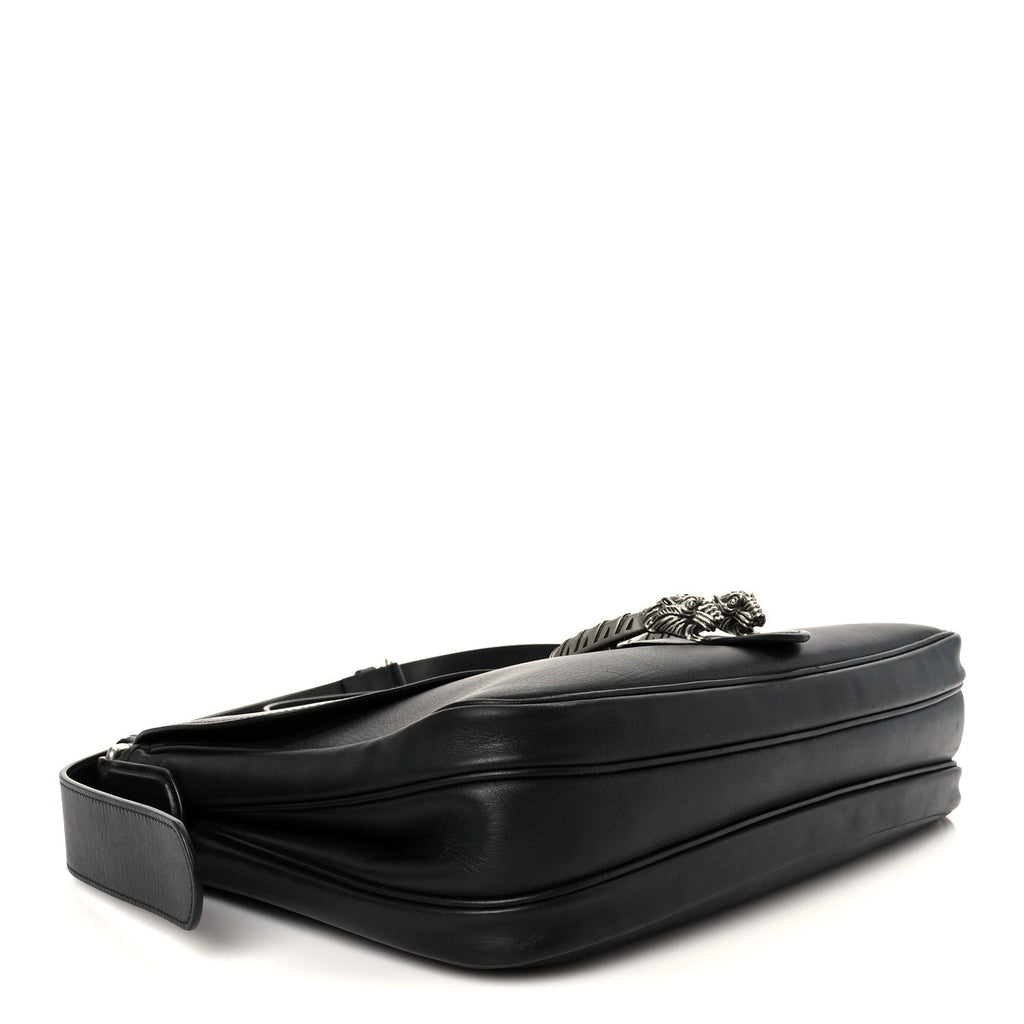 Calfskin Dionysus Messenger Bag Black product image 4, provided for visual reference and product detail review