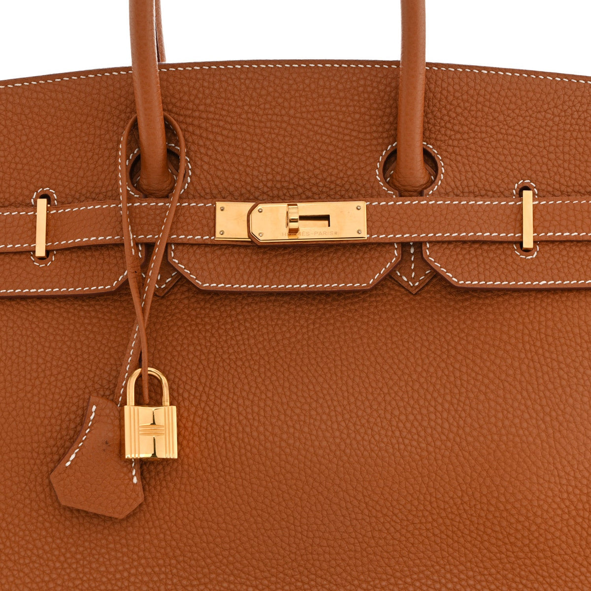Taurillon Clemence Birkin 35 Gold product image 8, provided for visual reference and product detail review