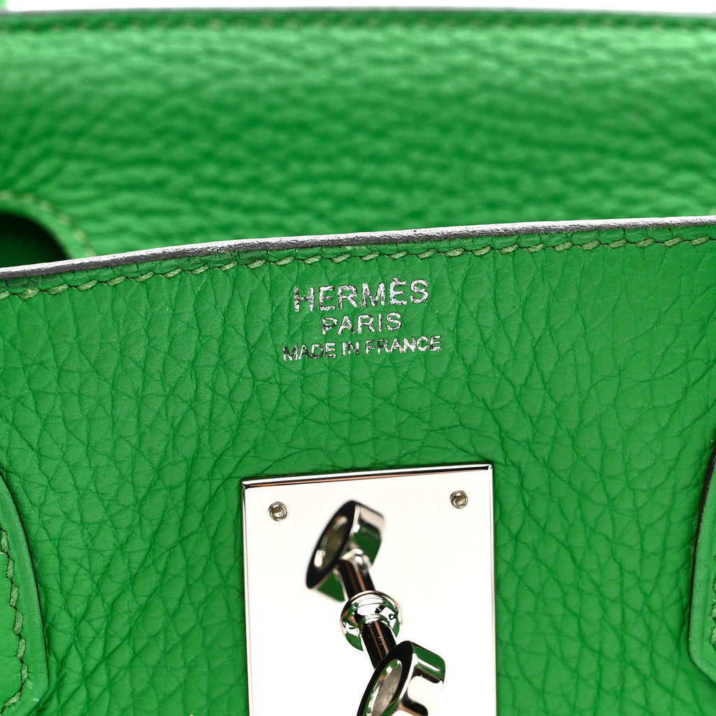 Togo Birkin 30 Bambou product image 9, provided for visual reference and product detail review