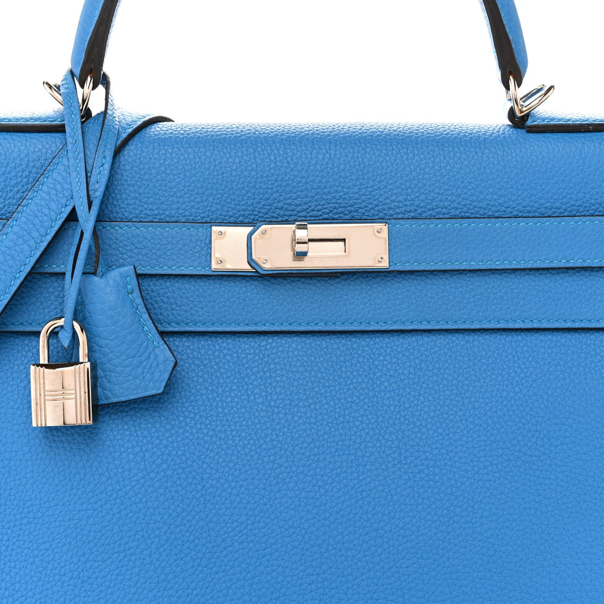 Togo Kelly Retourne 32 Bleu Zanzibar product image 8, provided for visual reference and product detail review