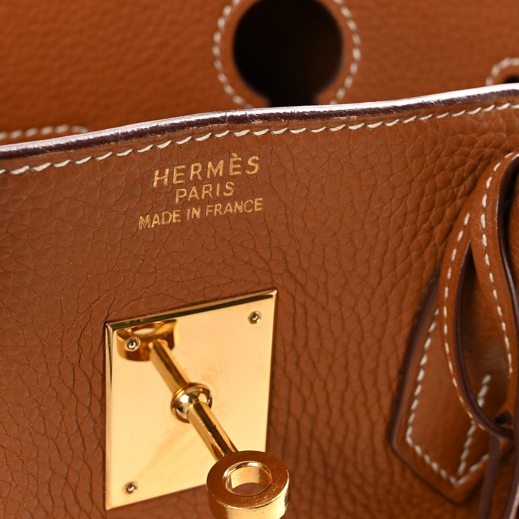 Taurillon Clemence BIRKIN 35 Gold product image 6, provided for visual reference and product detail review