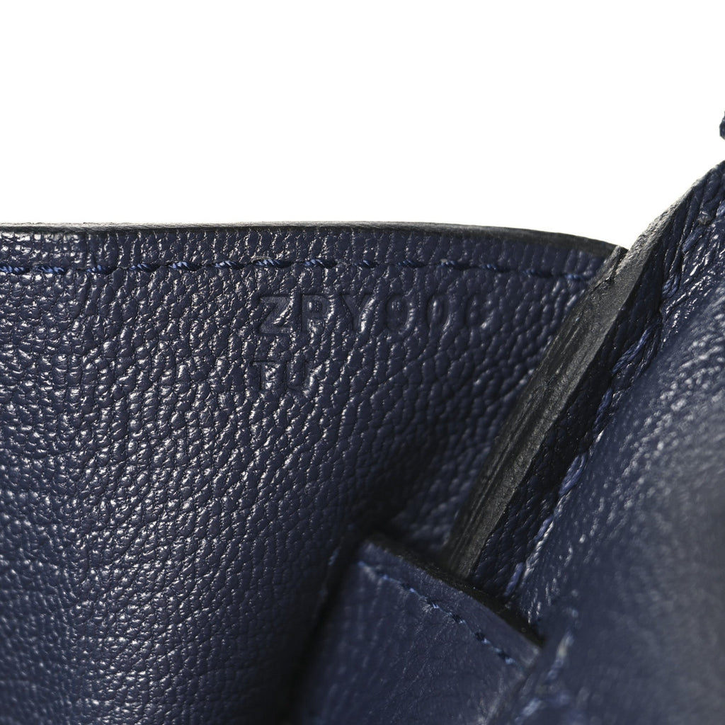 Togo Birkin 30 Bleu Nuit product image 7, provided for visual reference and product detail review