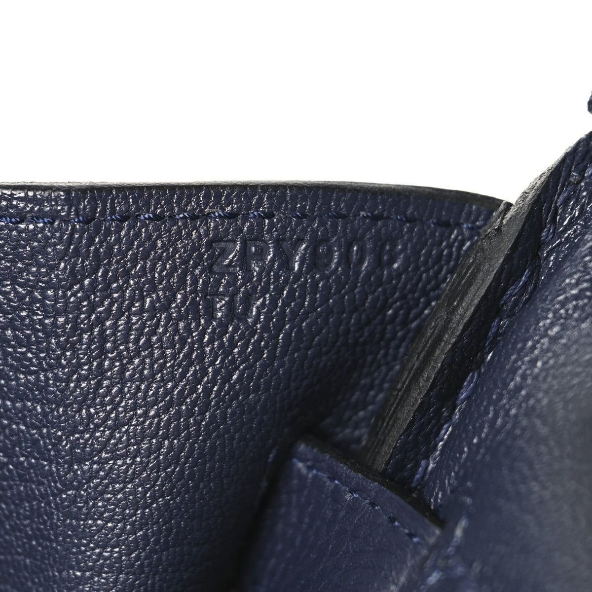 Togo Birkin 30 Bleu Nuit product image 7, provided for visual reference and product detail review