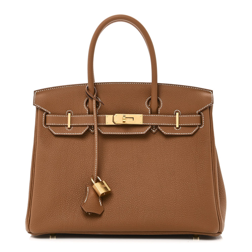 Togo Birkin 30 Gold product image 1, provided for visual reference and product detail review