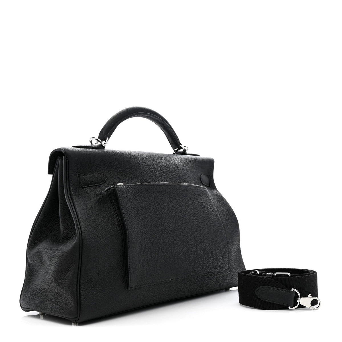 Togo Maxi Kelly Retourne 42 Black product image 4, provided for visual reference and product detail review