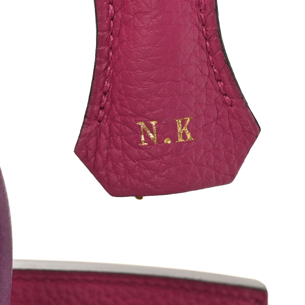 Togo Horseshoe Birkin 25 Rose Pourpre Cassis product image 11, provided for visual reference and product detail review