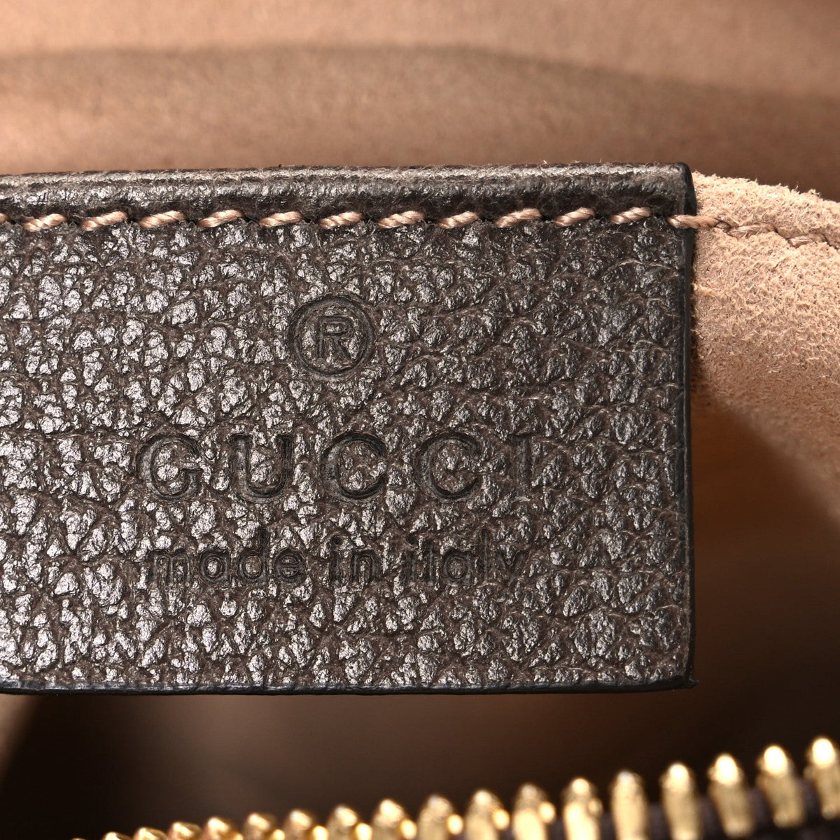 GG Supreme Monogram Web Small Ophidia Belt Bag 85 34 Dark Brown product image 6, provided for visual reference and product