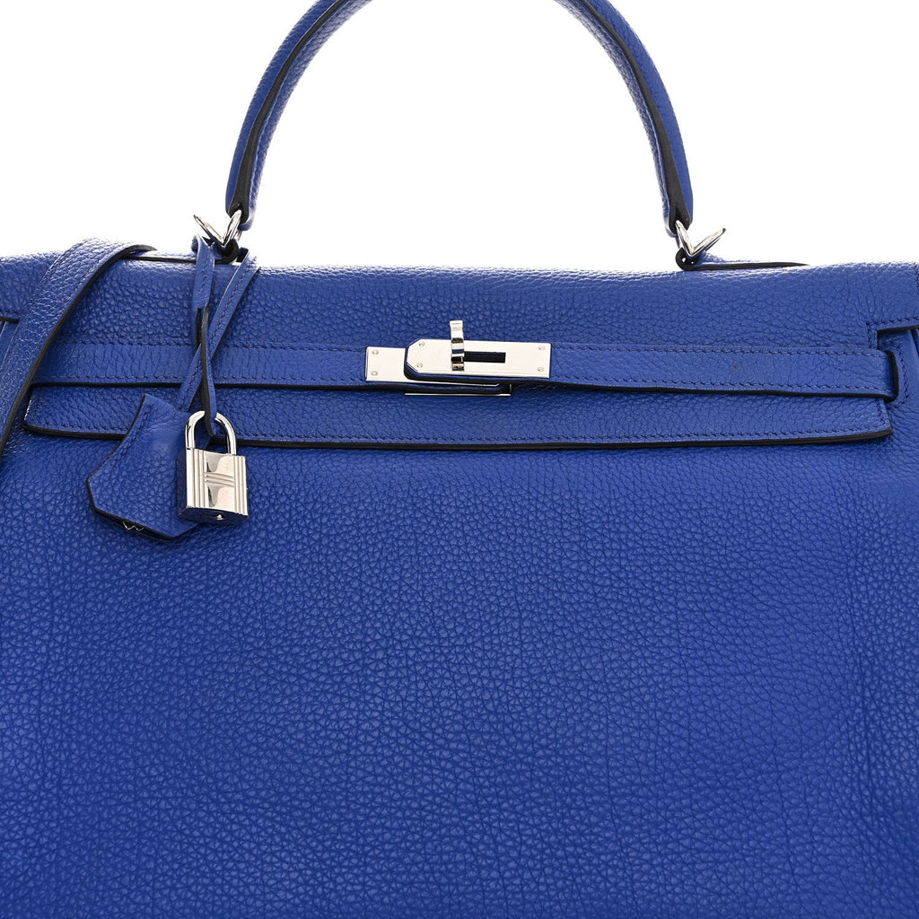 Togo Kelly Retourne 35 Bleu Electrique product image 8, provided for visual reference and product detail review