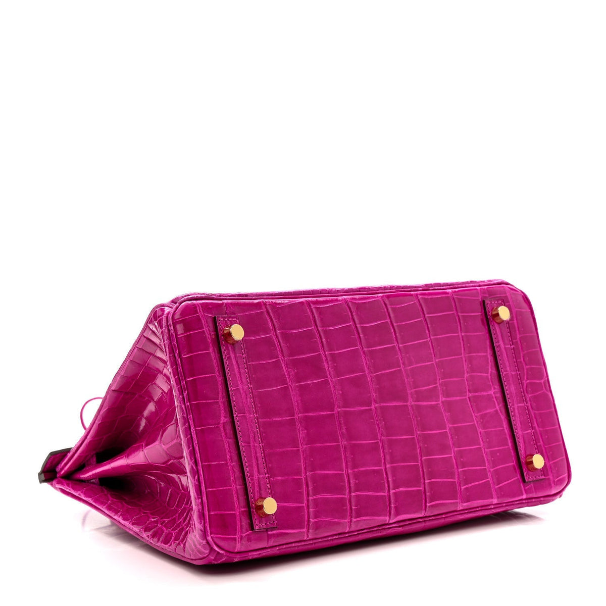 Shiny Niloticus Crocodile Birkin 30 Rose Scheherazade product image 4, provided for visual reference and product detail