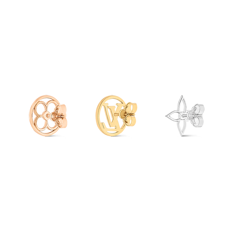 Louis Vuitton Lace 18K Gold Earrings product image 3, provided for visual reference and product detail review
