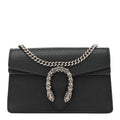 Dollar Calfskin Crystal Super Mini Dionysus Shoulder Bag Black product image 1, provided for visual reference and product