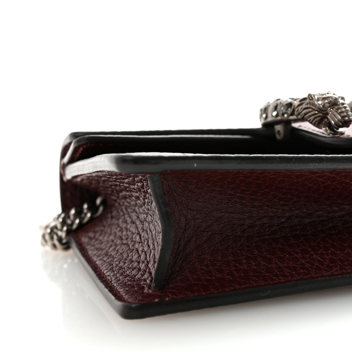 Dollar Calfskin Crystal Super Mini Dionysus Shoulder Bag Vintage Bordeaux Black Diamond product image 8, provided for visual