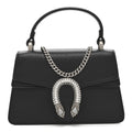 Dollar Calfskin Crystal Mini Dionysus Top Handle Bag Black Crystal product image 1, provided for visual reference and