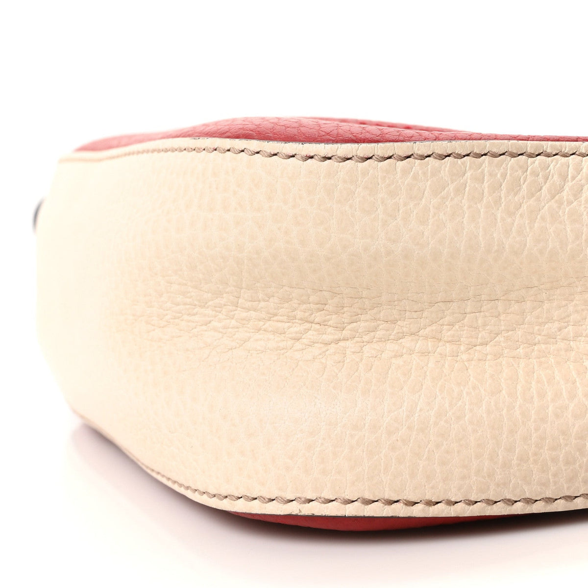 Dollar Calfskin Small Soho Disco Bag Hibiscus Red Mystic White Blue product image 10, provided for visual reference and