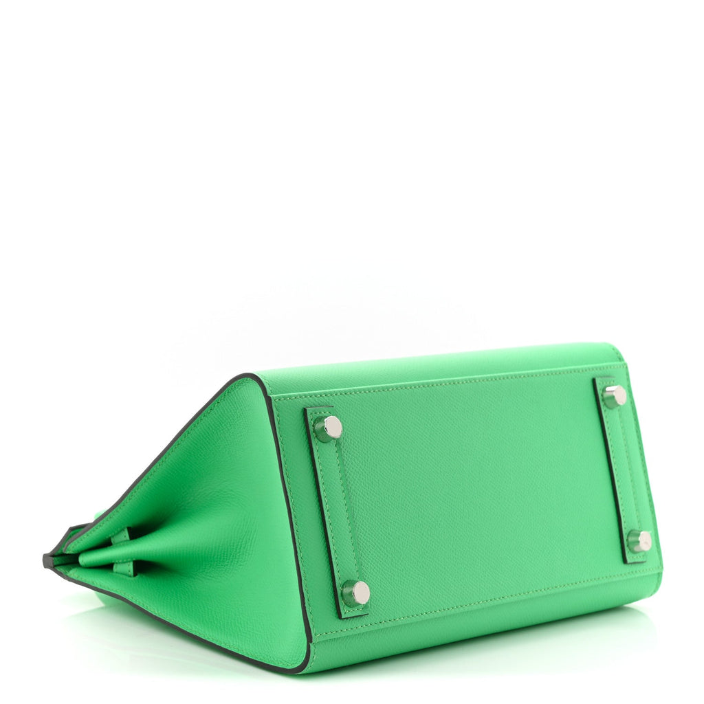Epsom Birkin Sellier 25 Vert Comics product image 4, provided for visual reference and product detail review